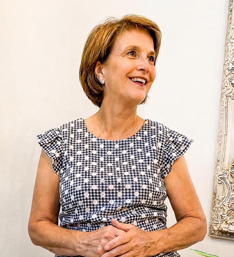 Beverly in her studio